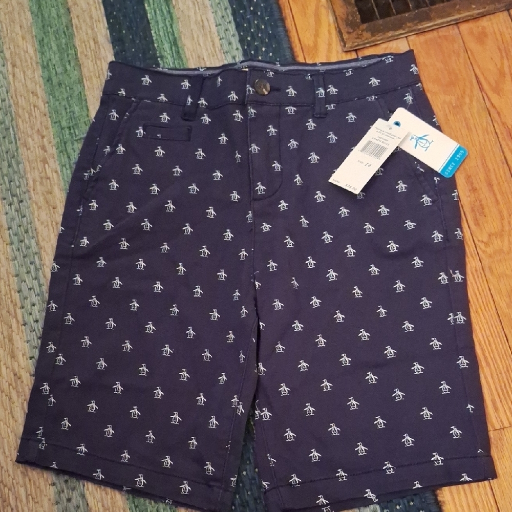 Penguin Boys Shorts Sz 14